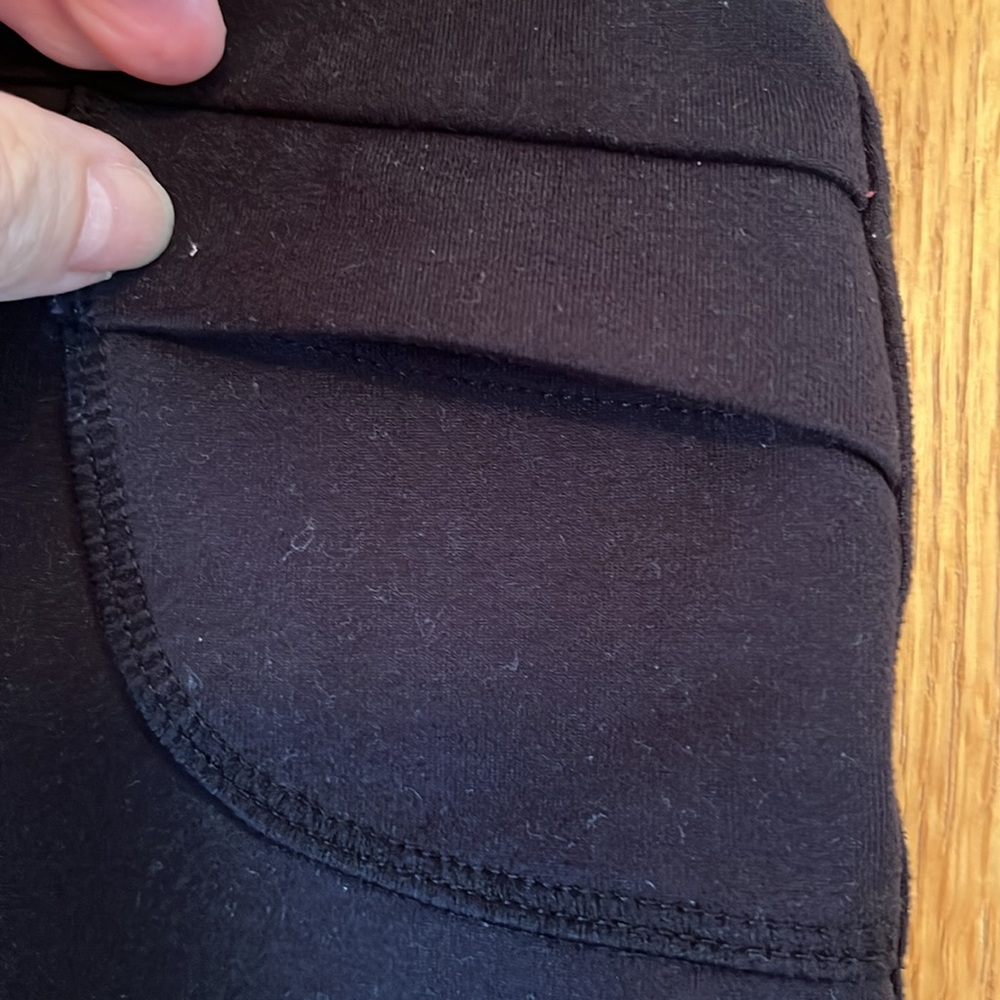 Lands’ End black pull on XL 18 - 20 women’s stretch Bermuda shorts 2 pockets EUC - Picture 6 of 6